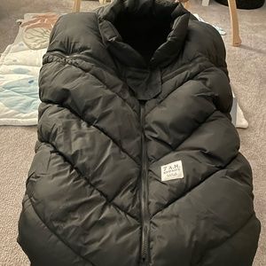 7AM Enfant Car Seat Cover - Winter Car Seat Cover for Baby - Black